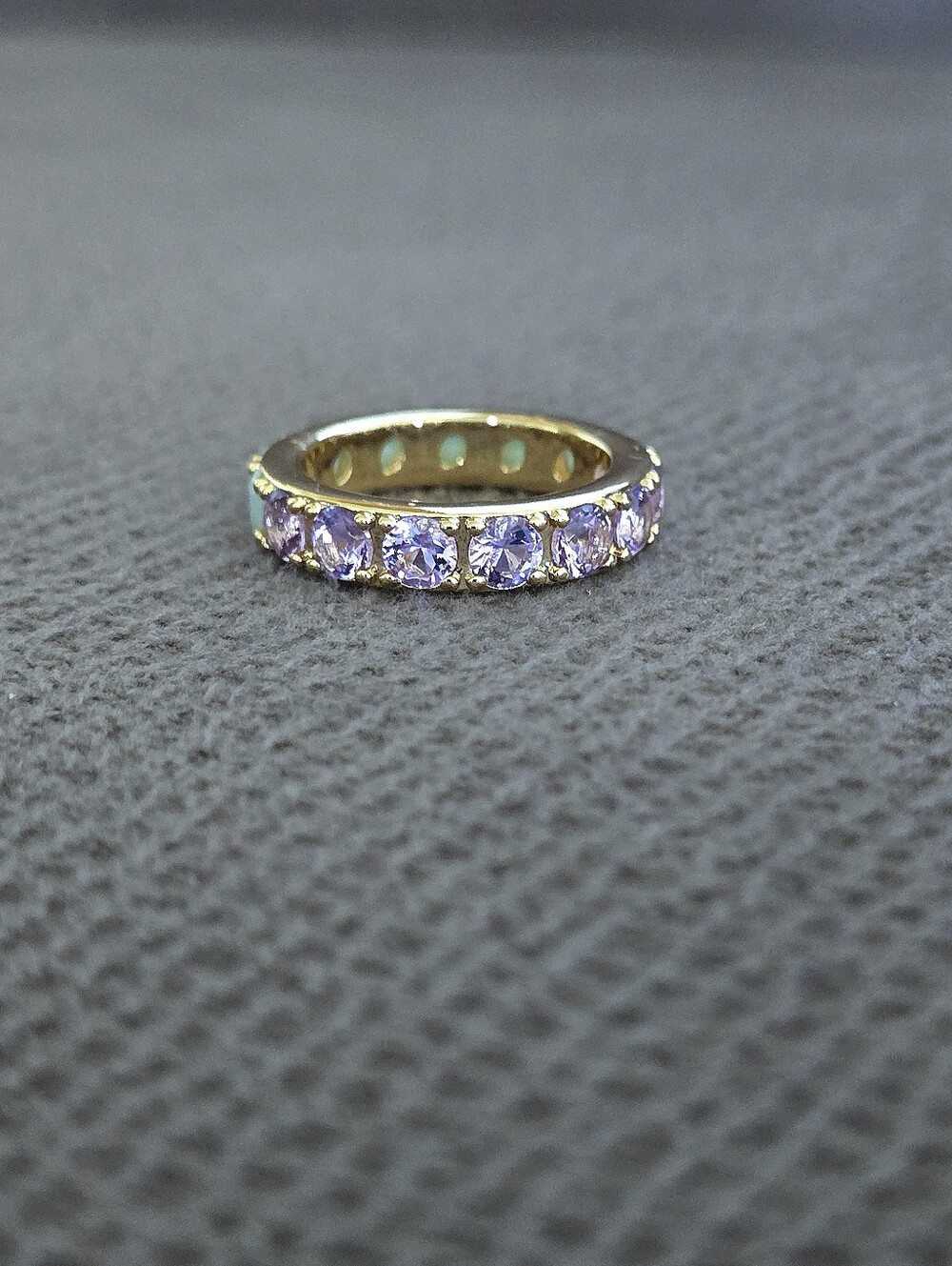 Kendra Scott (Retired) Gold💛 "Chandler" Band Ring💍 in Green💚 Lilac💜 Mix - Picture 5 of 16